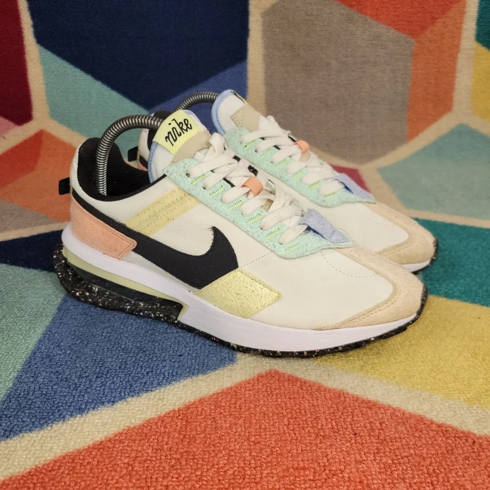 Nike Air Max Pre-Day‎ LX Multi-Color Pastel Black Swoosh Sneakers Men's Size 7